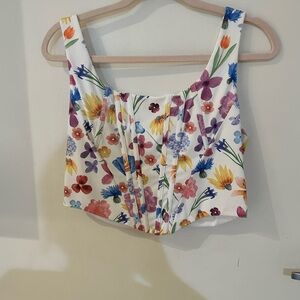 SHEIN Multicolor Floral Tank Top